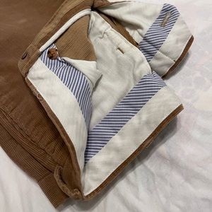 Brown Corduroy Land’s End Tailored Fit Pants